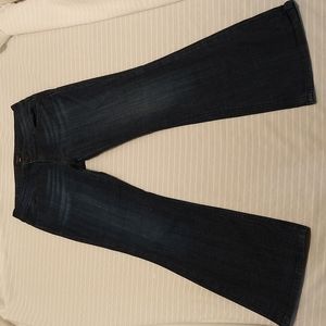 Vigoss Women Flare Leg Blue Jeans